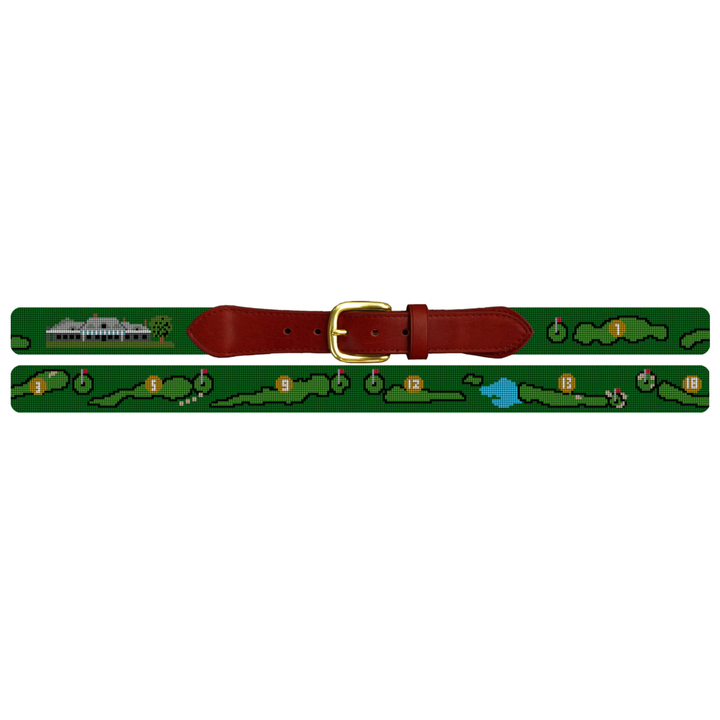 Misquamicut Golf Course Needlepoint Belt