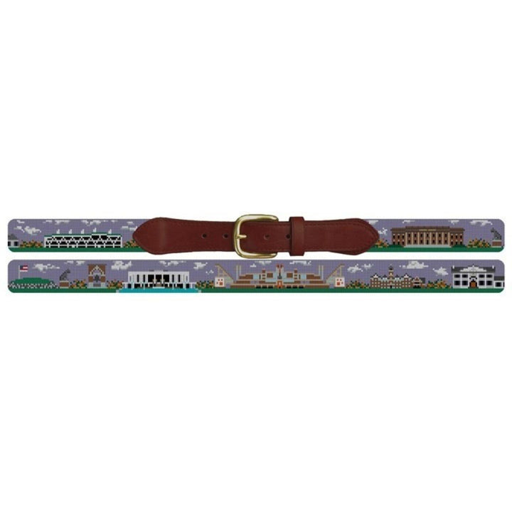 Clemson SC Landscape V2 Needlepoint Belt
