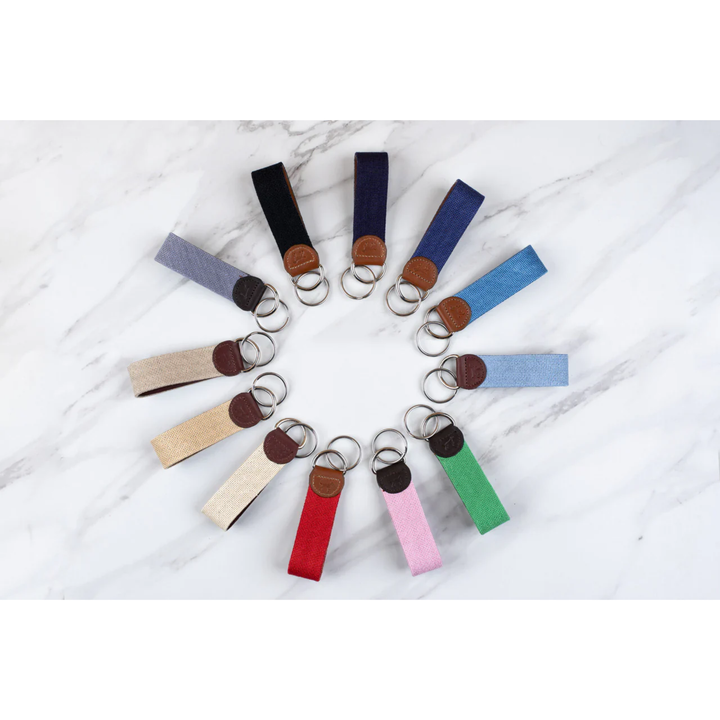 Elisha Kent Kane Historical Society Needlepoint Key Fob