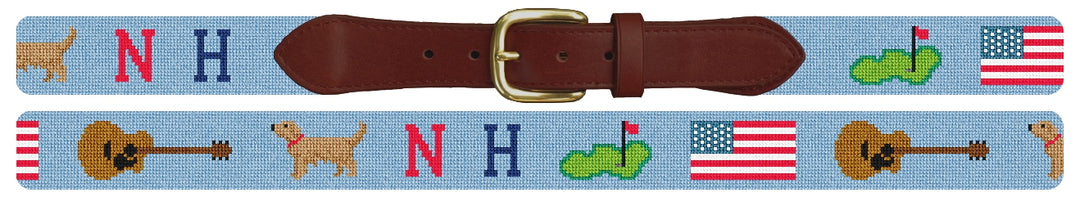 Custom Needlepoint Belt