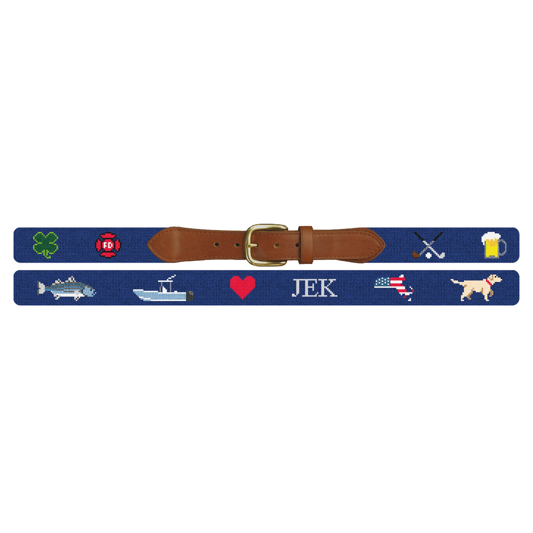 Custom Needlepoint Belt