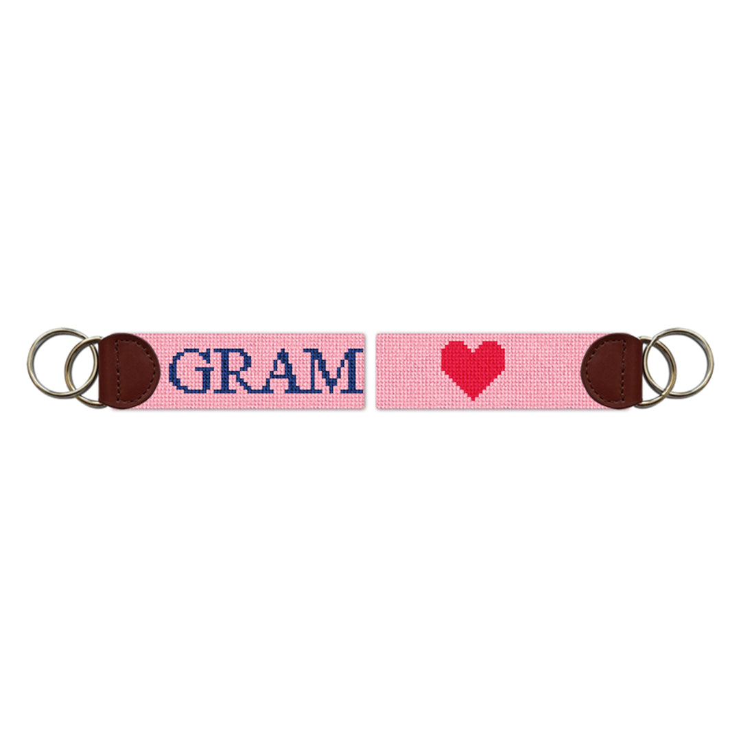 Custom Needlepoint Key Fob