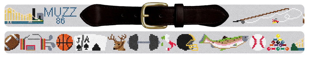 Custom Needlepoint Belt