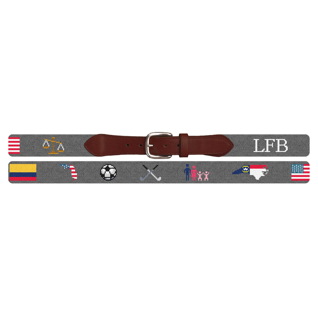 Custom Needlepoint Belt