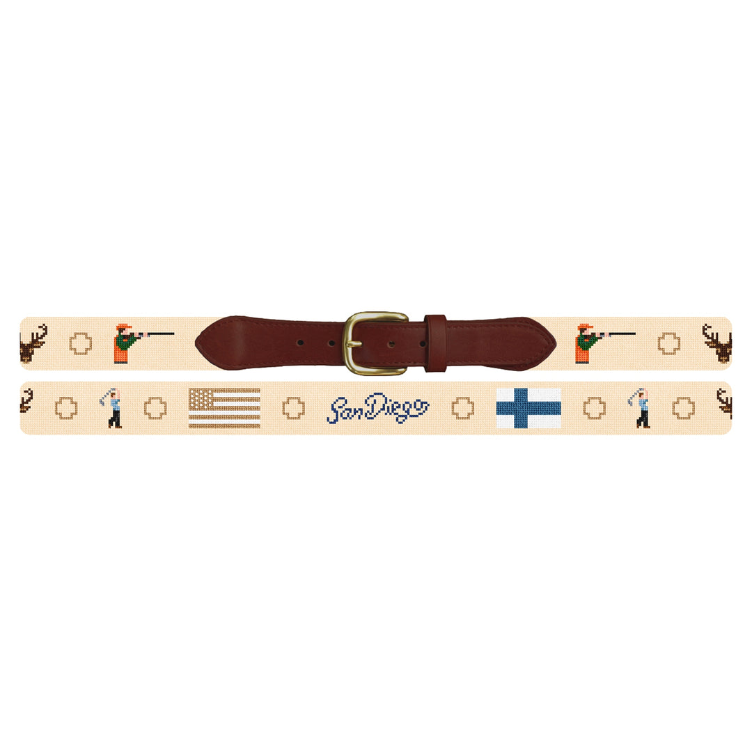 Custom Needlepoint Belt