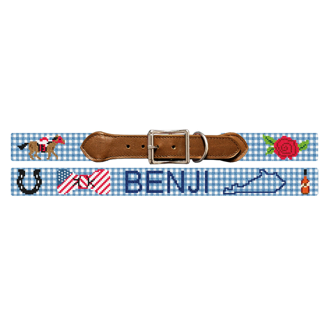 Custom Needlepoint Dog Collar