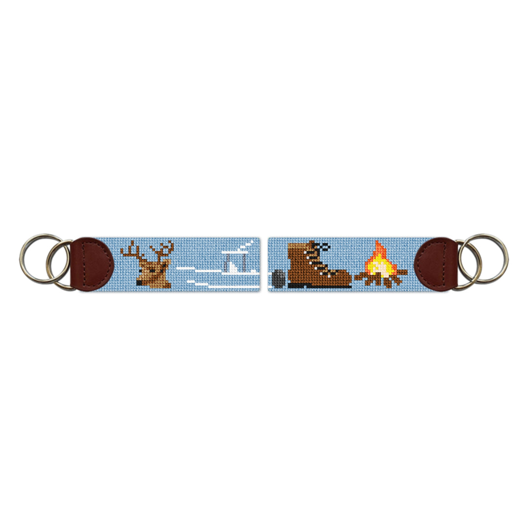 Custom Needlepoint Key Fob