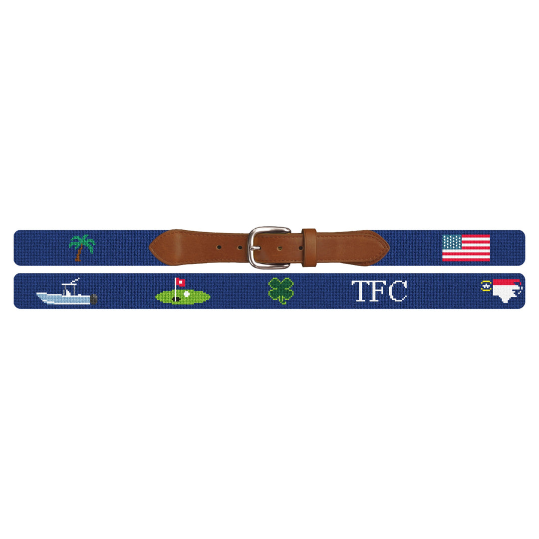 Custom Needlepoint Belt