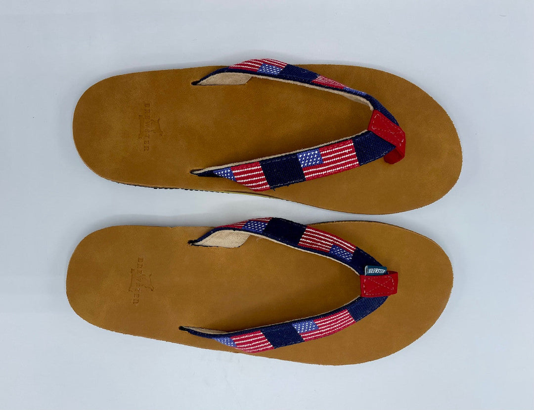 American Flag Flip Flops - Clearance