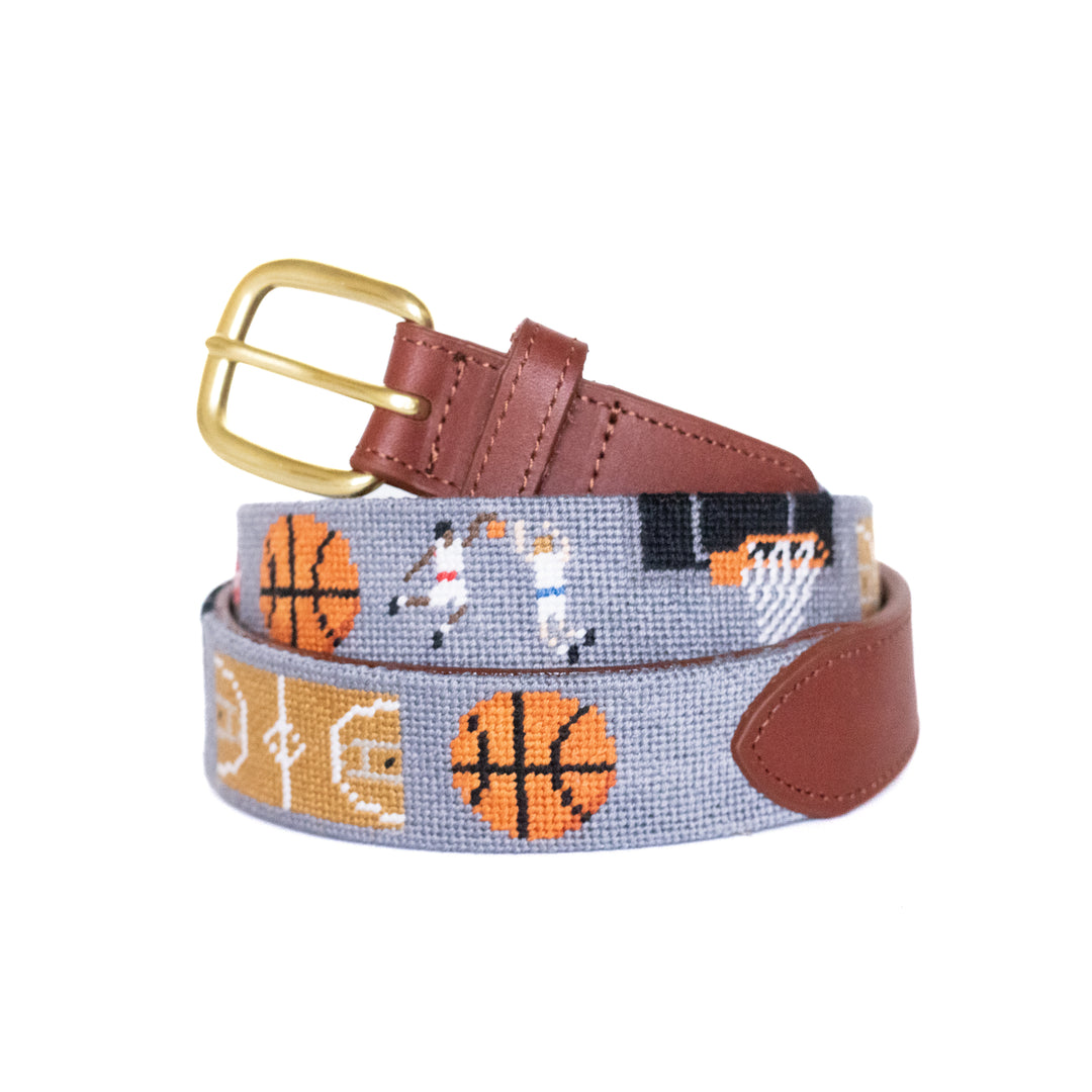 Basketball Needlepoint Belt