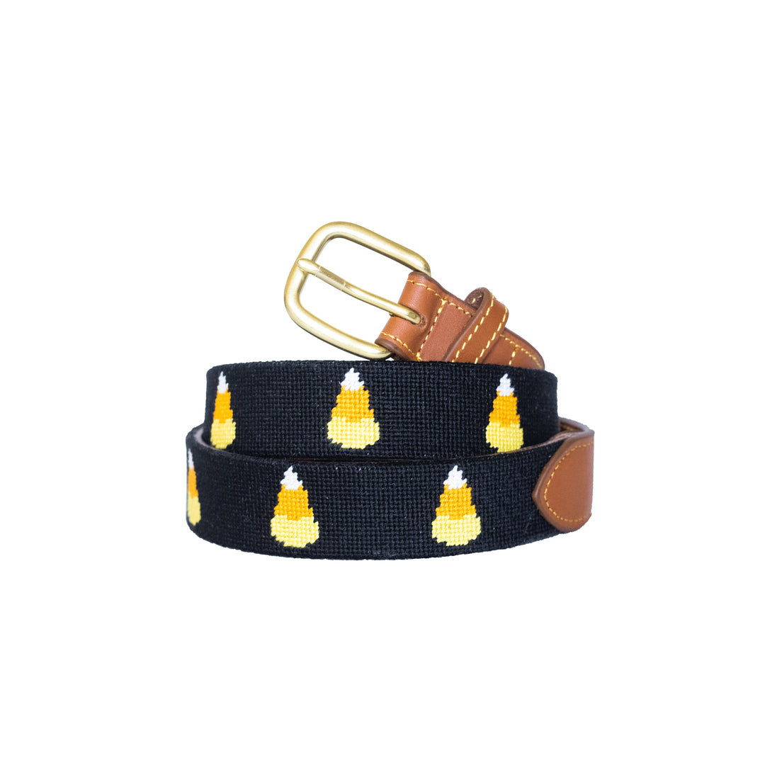 Halloween Candy Corn Needlepoint Belt