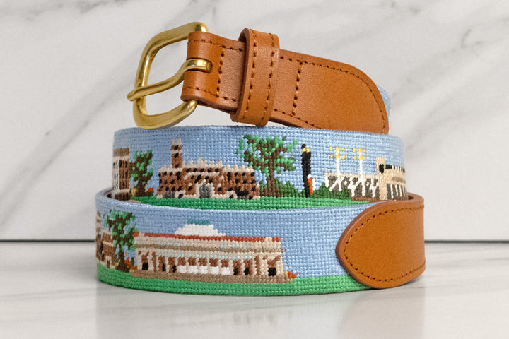 Nashville Tennessee Landscape Needlepoint Belt 2