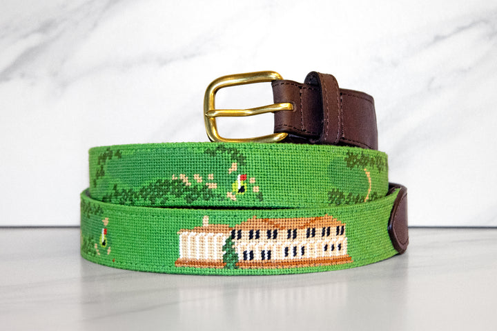 Pinehurst Golf Course Needlepoint Belt 2