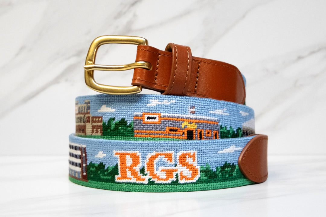 Urbana Champaign Illinois Needlepoint Belt