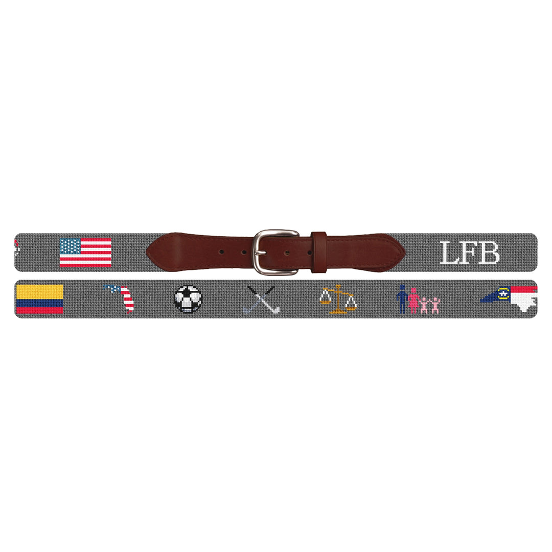 Custom Needlepoint Belt