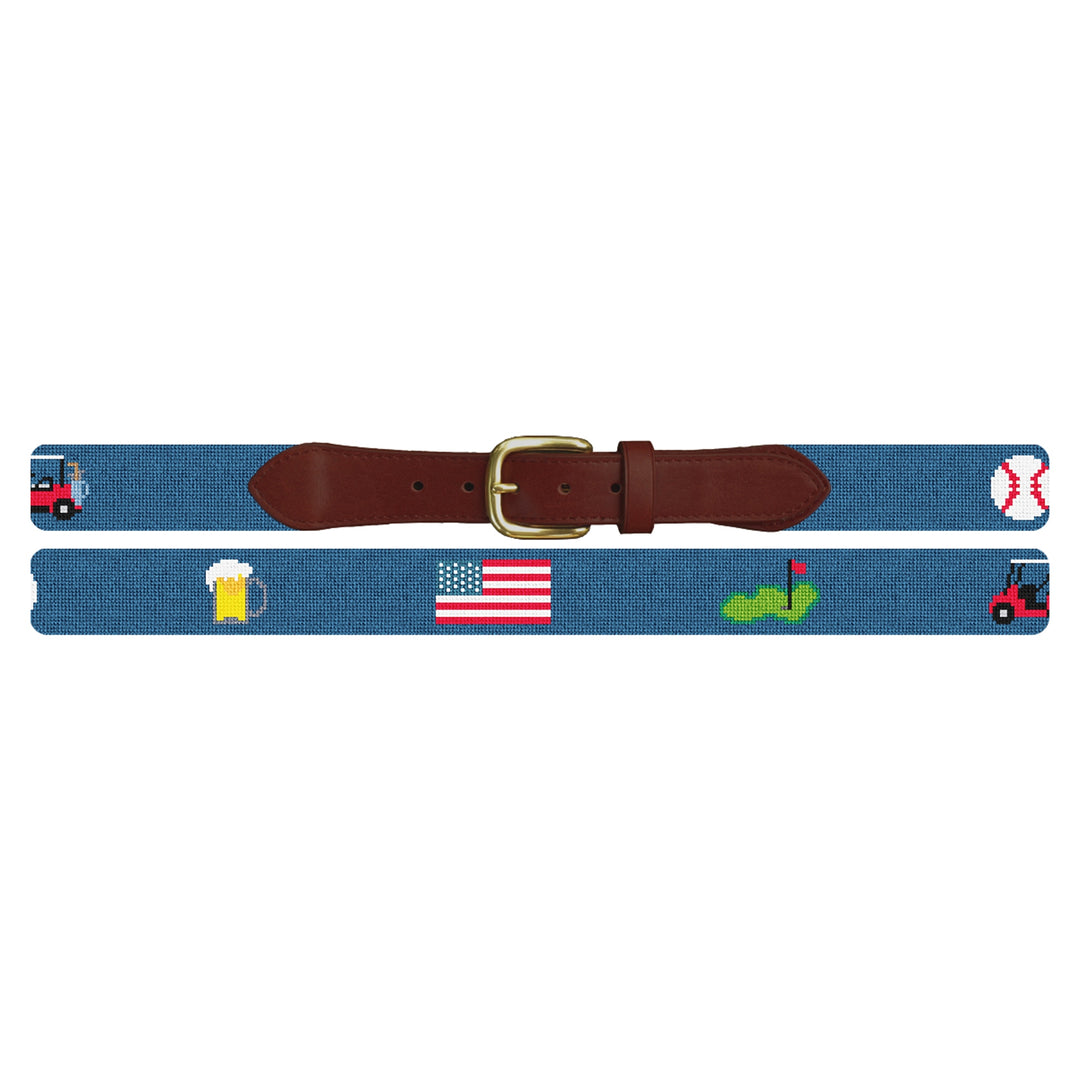 Custom Needlepoint Belt