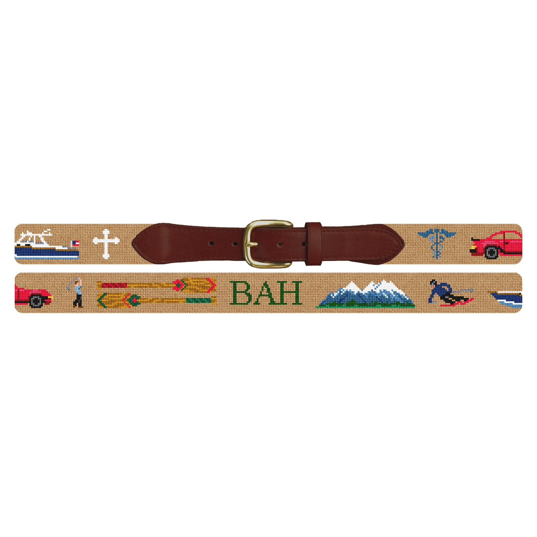 Custom Needlepoint Belt