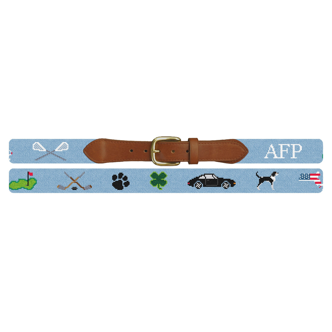 Custom Needlepoint Belt
