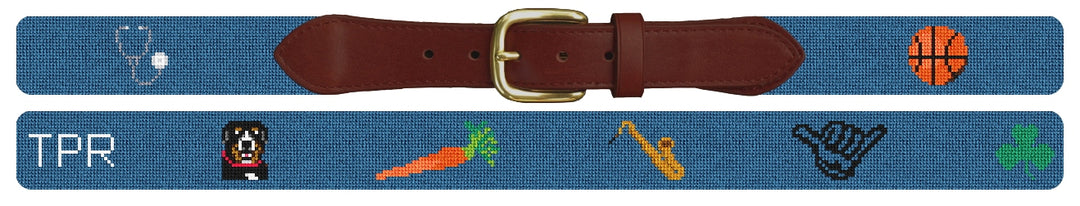 Custom Needlepoint Belt