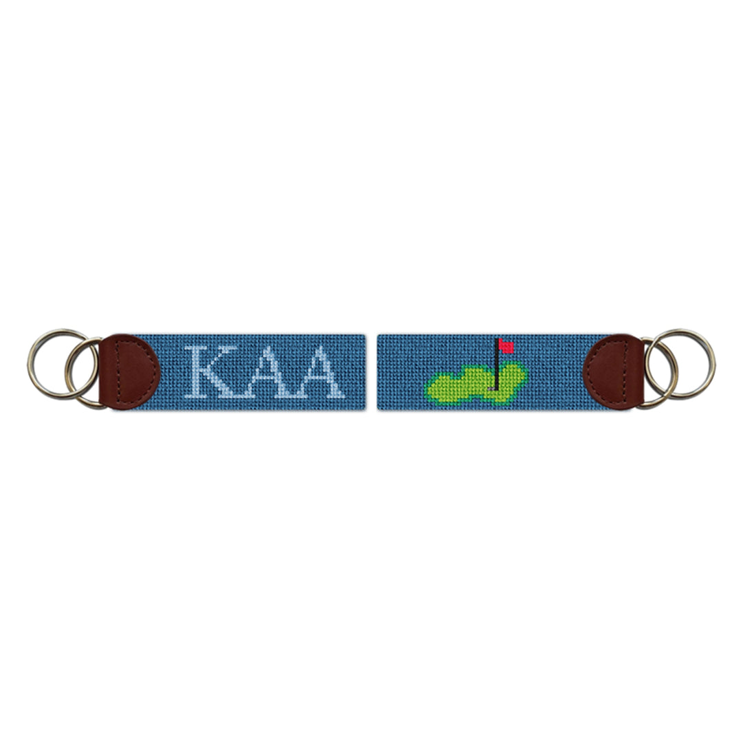 Custom Needlepoint Key Fob