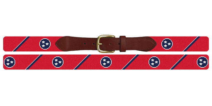 Big Tennessee Flag Needlepoint Belt