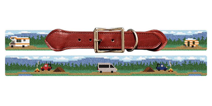 Boondocking Needlepoint Dog Collar