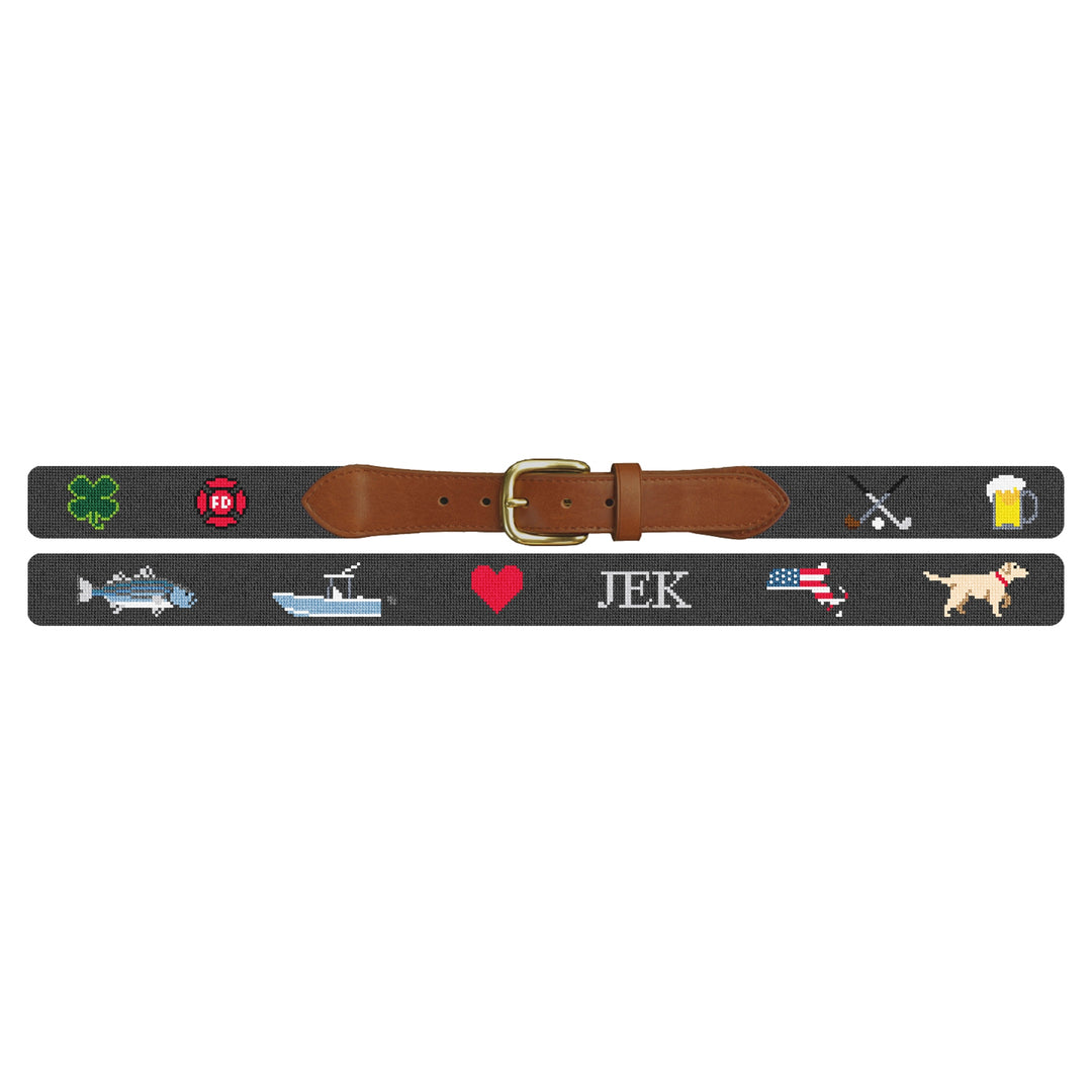 Custom Needlepoint Belt