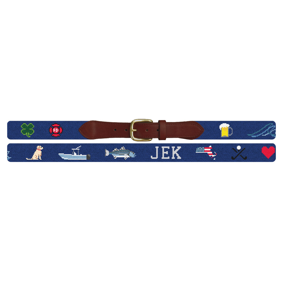 Custom Needlepoint Belt