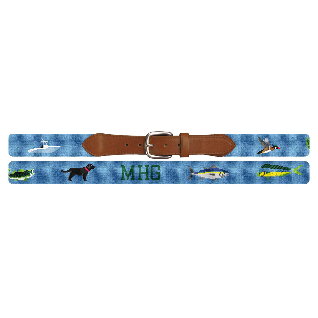 Custom Needlepoint Belt