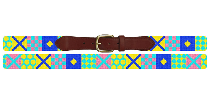 Derby Silks Needlepoint Belt
