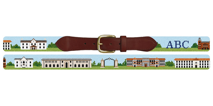 Druid Hills Georgia Landscape Needlepoint Belt