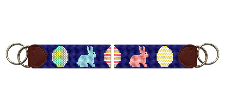 Easter Needlepoint Key Fob