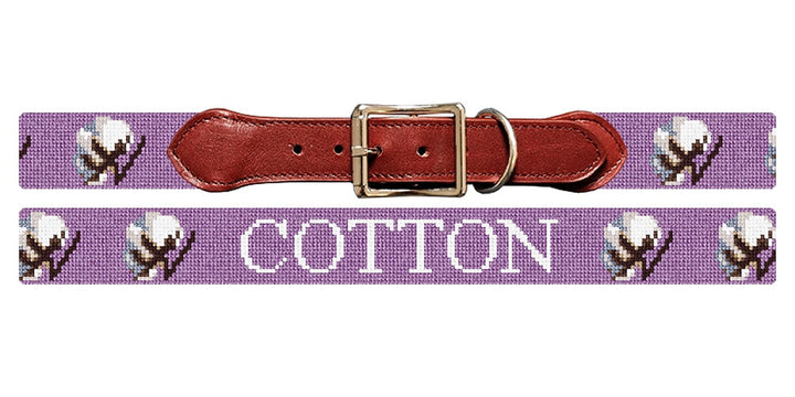 Fluffy Cotton Needlepoint Dog Collar