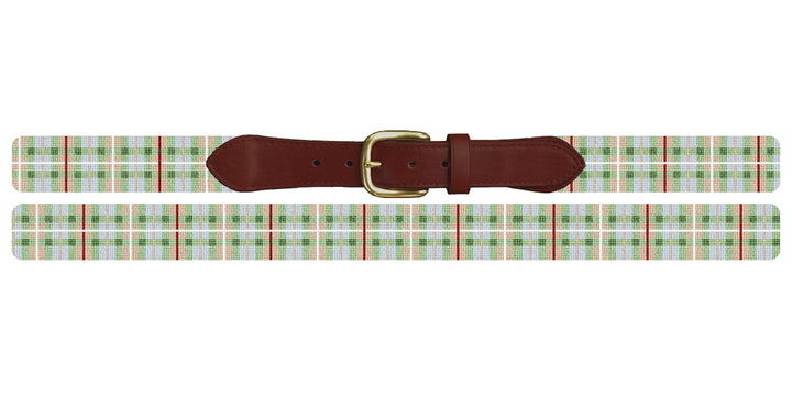 Fraser Hunting Tartan Needlepoint Belt