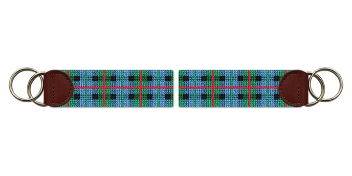 Gunn Tartan Needlepoint Key Fob