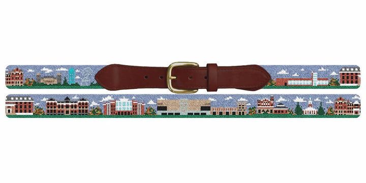 Lexington Kentucky Landscape Needlepoint Belt