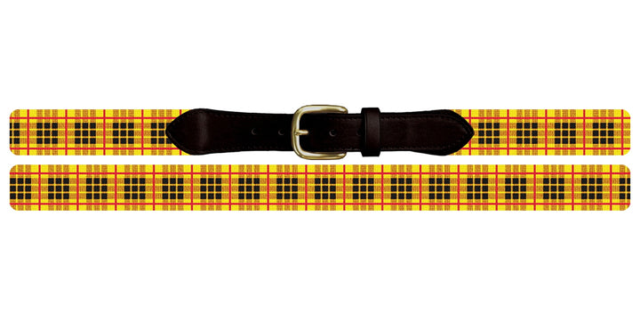 MacLeod of Lewis Tartan Needlepoint Belt