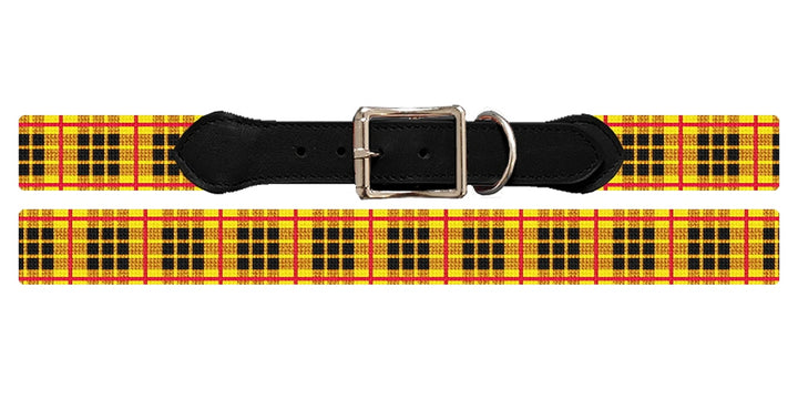 MacLeod of Lewis Tartan Needlepoint Dog Collar