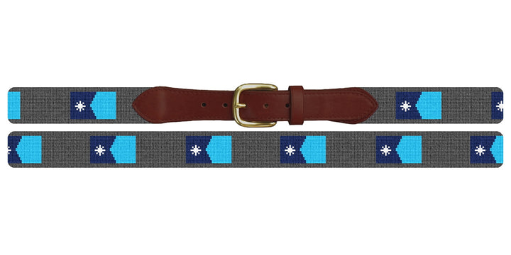 Minnesota Flag Needlepoint Belt