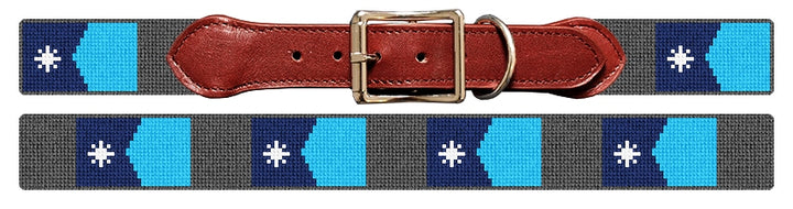 Minnesota Flag Needlepoint Dog Collar