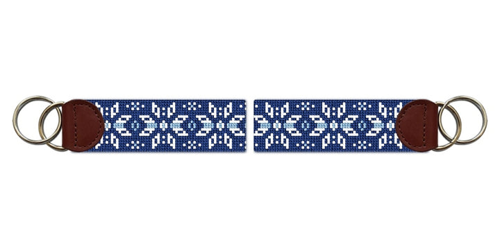 Nordic Snowflake Needlepoint Key Fob (Copy)