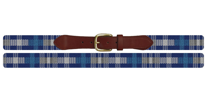 Power Plaid Needlepoint Belt