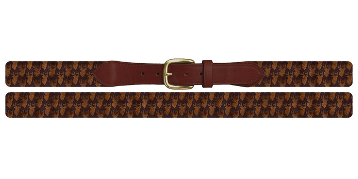 Regal Deer Needlepoint Belt