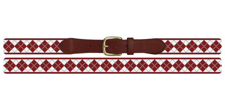 Royal Argyle Needlepoint Belt