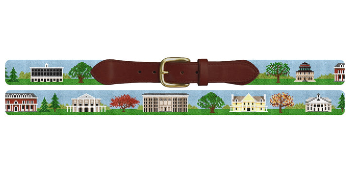 Schenectady New York Landscape Needlepoint Belt