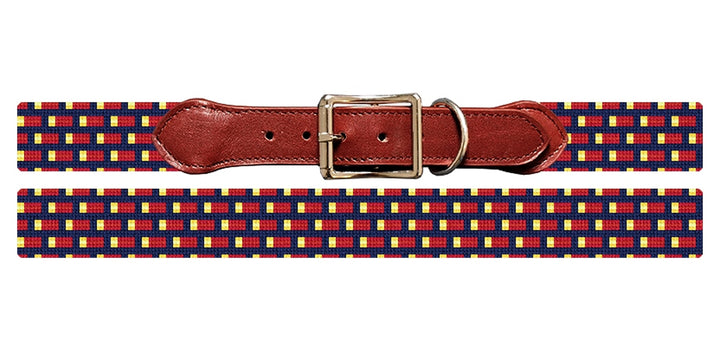 Shotgun Shells Needlepoint Dog Collar