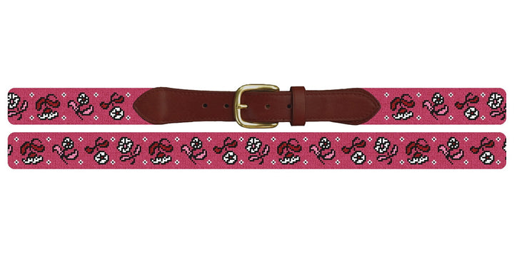 Spanish Rose Needlepoint Belt