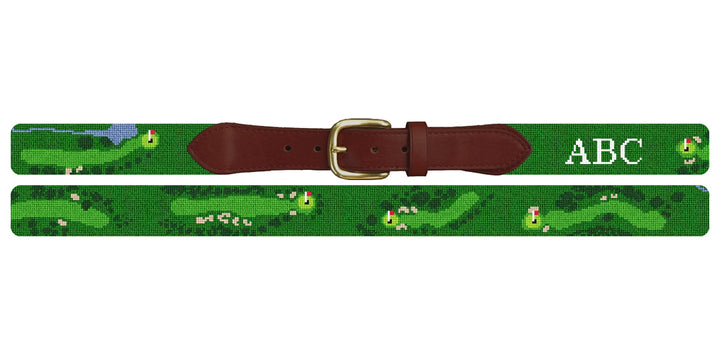 Stanwich Golf Course Needlepoint Belt