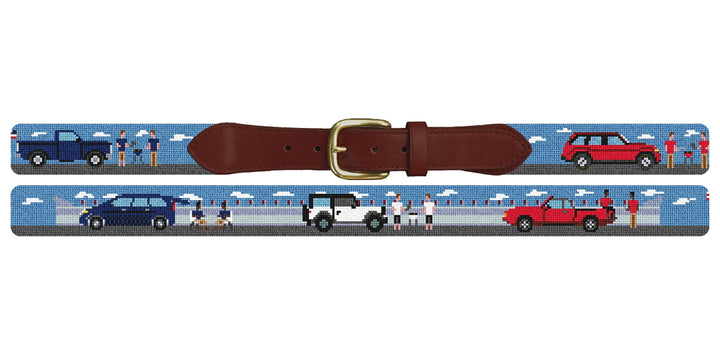 Tailgate Season Needlepoint Belt