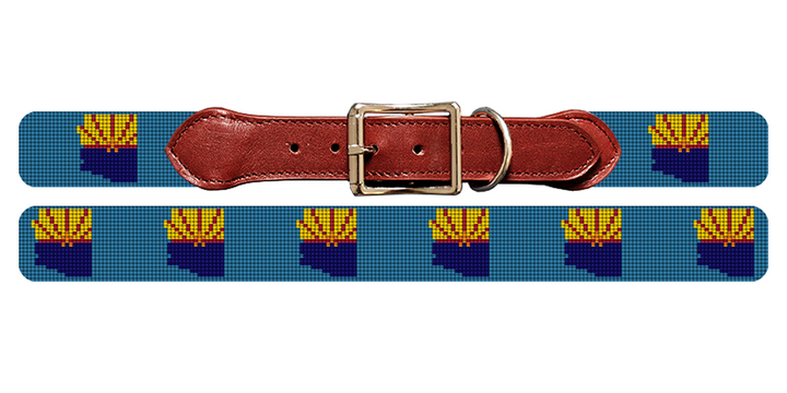 Arizona State Needlepoint Dog Collar